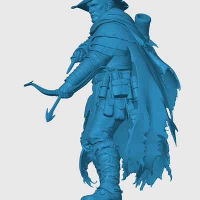 Mô hình Human Ranger cho game tabletop