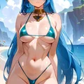 Mô hình 3D nhân vật nữ Elfa 2 phong cách Anime quyến rũ - Thumbnail 2