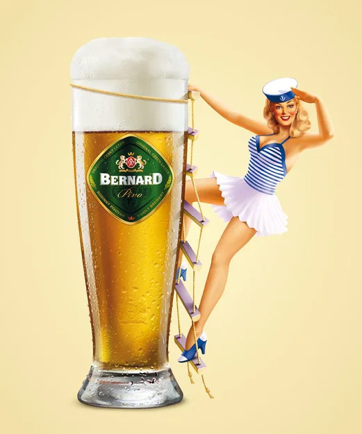 Mô hình 3D Pin-Up Girl bên ly bia độc đáo cho người sưu tầm - Image 2