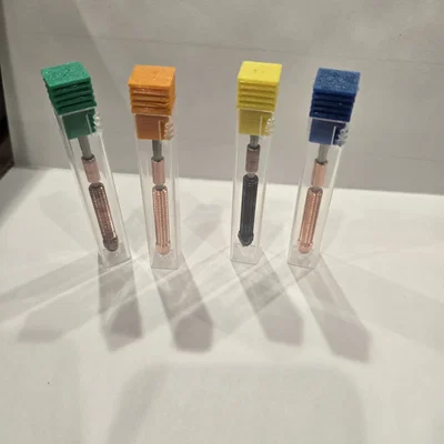 Nắp chụp đầu in (nozzle) có mã màu tiện lợi