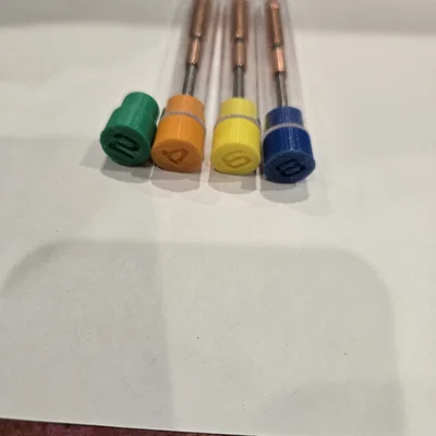 Nắp chụp đầu in (nozzle) có mã màu tiện lợi