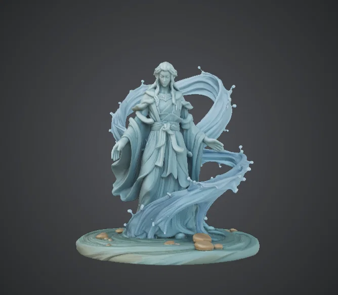 Water Spirit Mage – Nữ Pháp Sư Nguyên Tố Nước Uyển Chuyển - Image 1