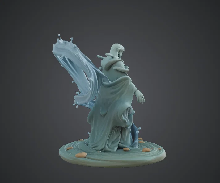 Water Spirit Mage – Nữ Pháp Sư Nguyên Tố Nước Uyển Chuyển - Image 2