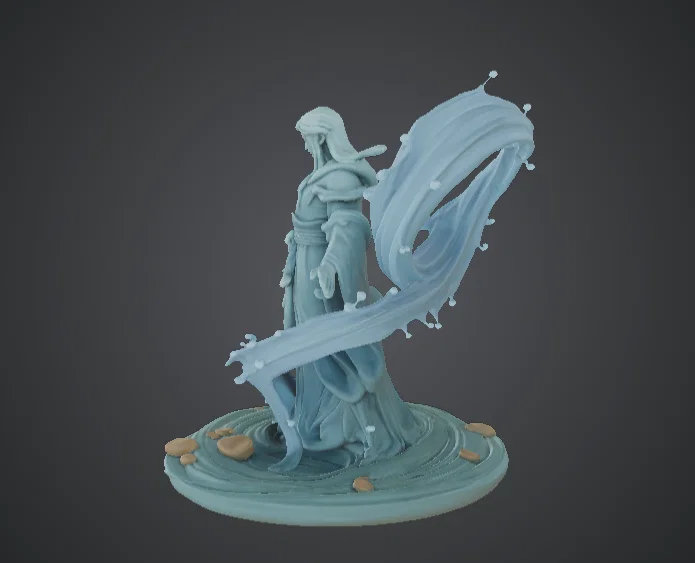Water Spirit Mage – Nữ Pháp Sư Nguyên Tố Nước Uyển Chuyển - Image 3