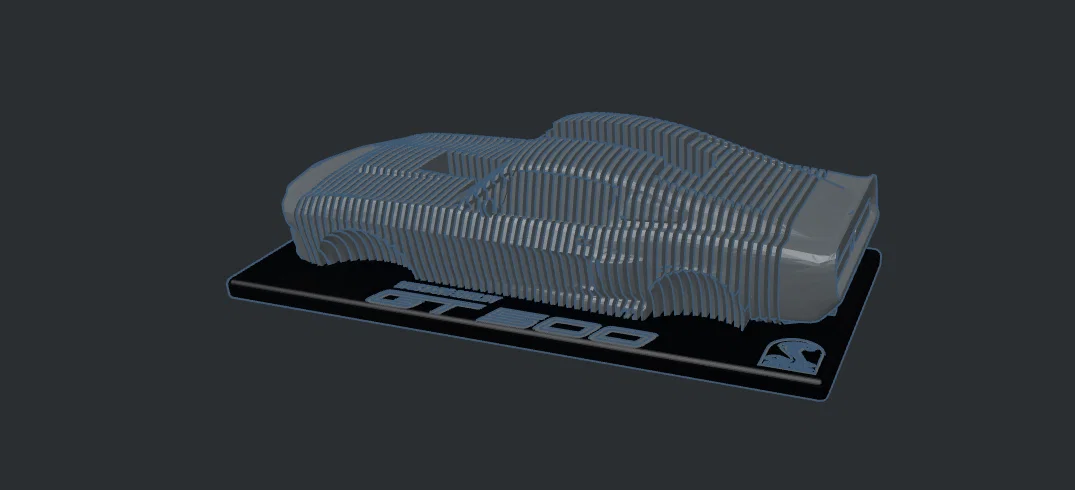 Giá để danh thiếp hình xe cơ bắp Muscle Car - Image 3