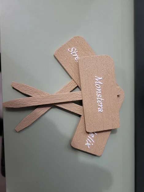 Bảng tên gỗ trang trí chậu cây - Image 9