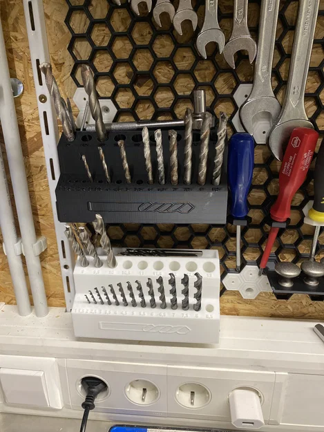 Khay đựng mũi khoan 1-15mm thiết kế thông minh cho xưởng DIY - Image 1