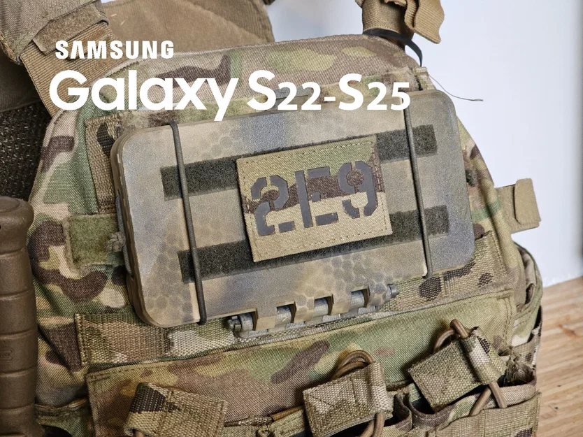 Giá đỡ điện thoại gắn Molle cho Samsung Galaxy S22-S25 (Không ốc, không support) - Image 1