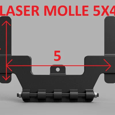 Giá đỡ điện thoại gắn Molle cho Samsung Galaxy S22-S25 (Không ốc, không support)