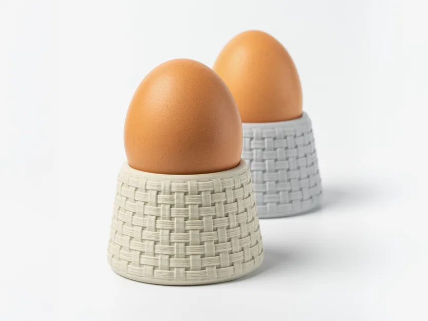 Khay đựng trứng vân đan (Woven Egg Cup) - Phụ kiện bếp in 3D - Image 2