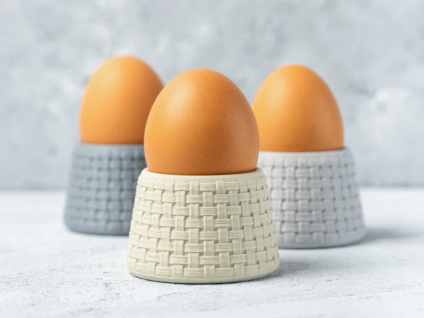 Khay đựng trứng vân đan (Woven Egg Cup) - Phụ kiện bếp in 3D - Image 3