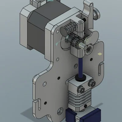 Lắp ráp MicroSwiss DirectDrive và AllMetalHotend cho Ender 5 (Step và Fusion360)