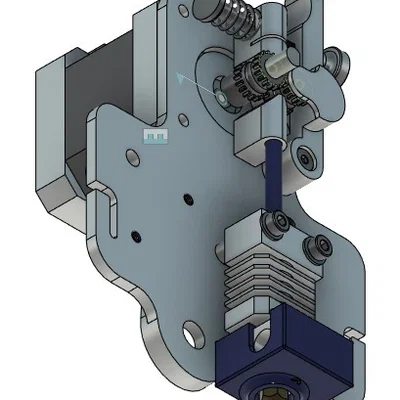 Lắp ráp MicroSwiss DirectDrive và AllMetalHotend cho Ender 5 (Step và Fusion360)