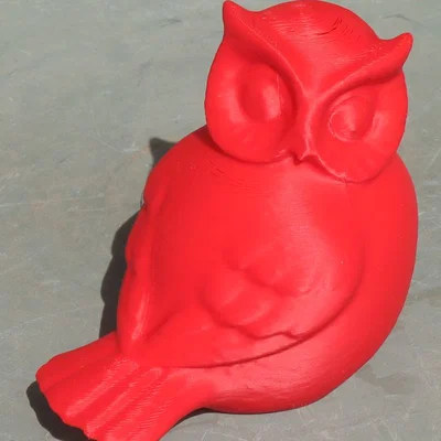 Mô hình trang trí cú mèo (Owl figurine) in 3D độc đáo