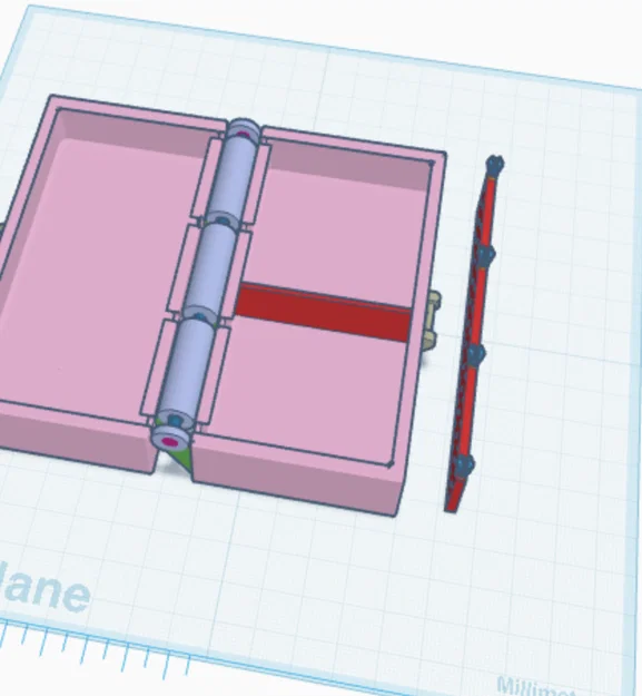 Hộp đựng đồ đa năng có bản lề - File in 3D tiện dụng - Image 1