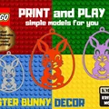 Mô hình trang trí chú thỏ Phục sinh dễ thương bằng in 3D - Thumbnail 1