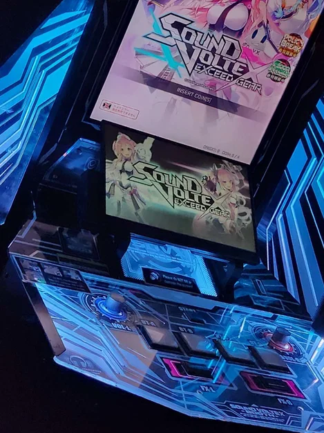 Bộ khung gắn màn hình phụ cho Sound Voltex Valkyrie - Image 1