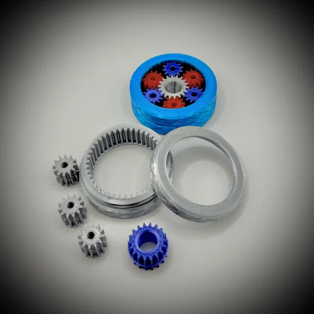 Fidget Spinner Bánh Răng Hành Tinh Tùy Chỉnh - Straight Cut Gear - Image 2