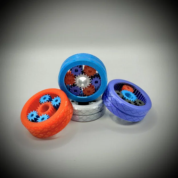 Fidget Spinner Bánh Răng Hành Tinh Tùy Chỉnh - Straight Cut Gear - Image 4