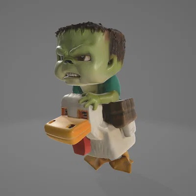 Chicken Jockey: Mô hình từ phim Minecraft