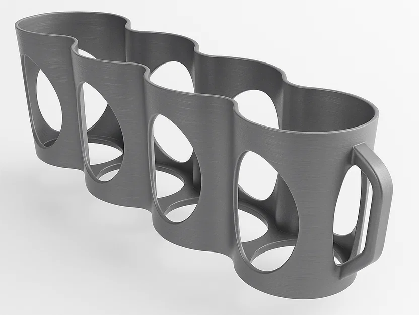 Khay Đựng Lon Nước Ngọt Thông Minh Cho Tủ Lạnh (In 3D) - Image 4