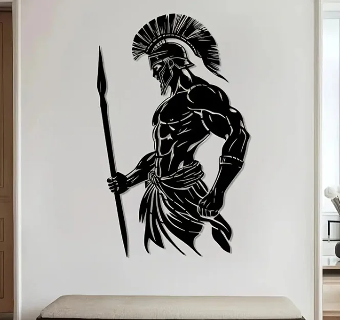 Mô hình treo tường 3D Chiến binh Spartan (Spartan Warrior) đầy uy lực - Image 1
