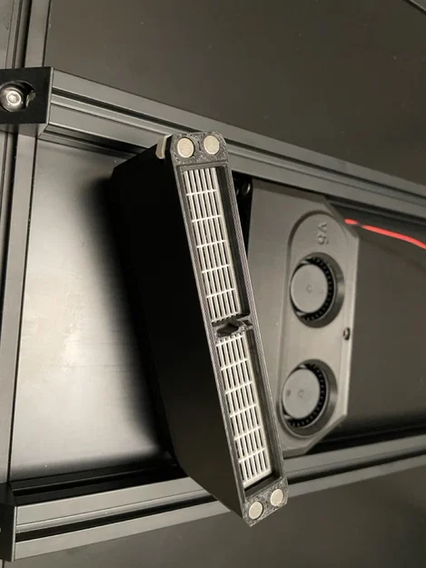 Bản mod Nevermore V6 Carbon Filter - Nắp đậy dễ mở dùng nam châm - Image 2