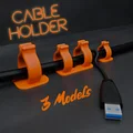 Bộ kẹp giữ dây cáp (Cable Holder) thông minh, gọn gàng cho bàn làm việc - Thumbnail 1