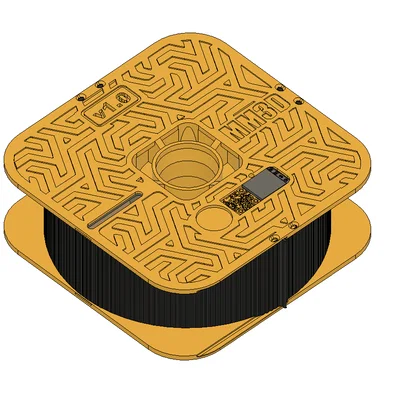 REfilament Spool - Cuộn Filament Thông Minh Hình Vuông