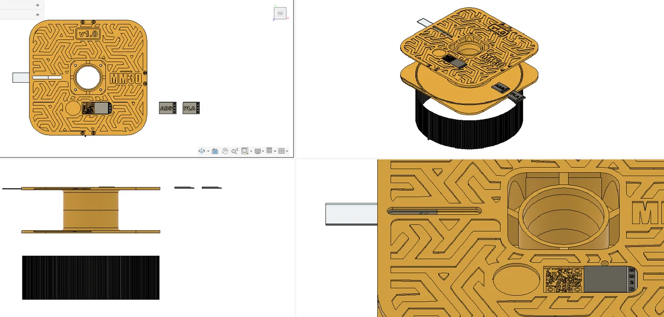 REfilament Spool - Cuộn Filament Thông Minh Hình Vuông - Image 2