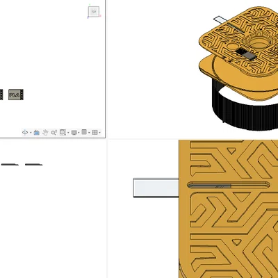 REfilament Spool - Cuộn Filament Thông Minh Hình Vuông