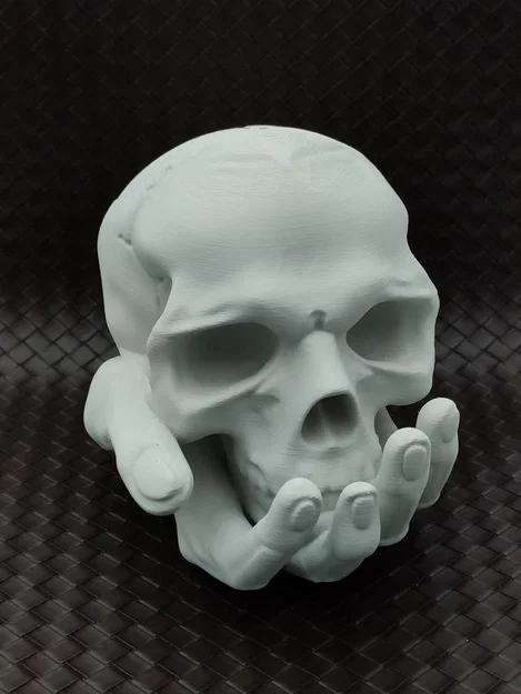 Skull in Hand - Ống heo/Heo đất hình đầu lâu trên bàn tay - Image 3