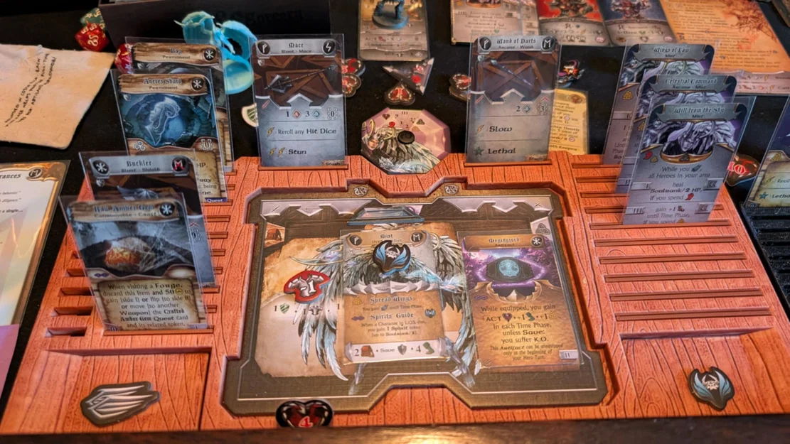 Bộ Chèn Cố Định Thẻ Bài (Sleeved Cards) Cho Sword & Sorcery Dashboard - Image 1