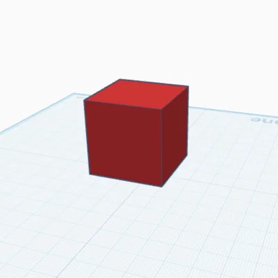 Mô hình hình khối cơ bản (Cube) để kiểm tra máy in 3D