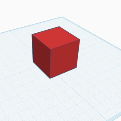 Mô hình hình khối cơ bản (Cube) để kiểm tra máy in 3D