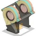 Ngàm gắn quạt 5015 cho FLSUN SR - Thumbnail 1