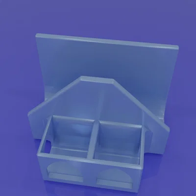 Khay Đựng Khăn Giấy Kết Hợp Hũ Muối Tiêu In 3D Tiện Lợi