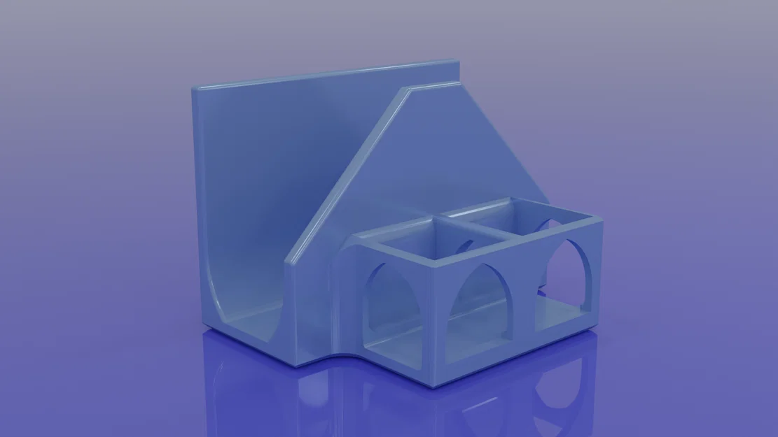 Khay Đựng Khăn Giấy Kết Hợp Hũ Muối Tiêu In 3D Tiện Lợi - Image 3