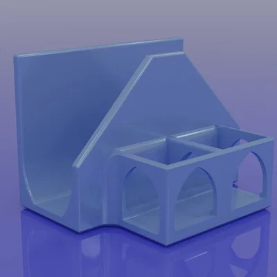 Khay Đựng Khăn Giấy Kết Hợp Hũ Muối Tiêu In 3D Tiện Lợi