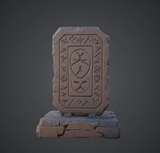 Cảnh Thợ Điêu Khắc Đá Cổ (Runestone Carver) – Người Lùn Chạm Khắc Đá - Image 3