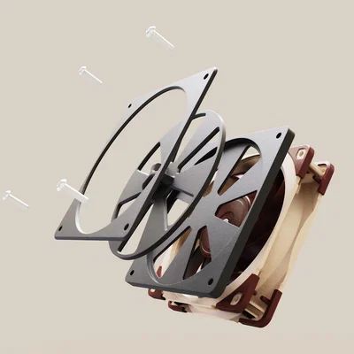 Nắp đậy cửa gió có thể đóng mở cho quạt 120mm