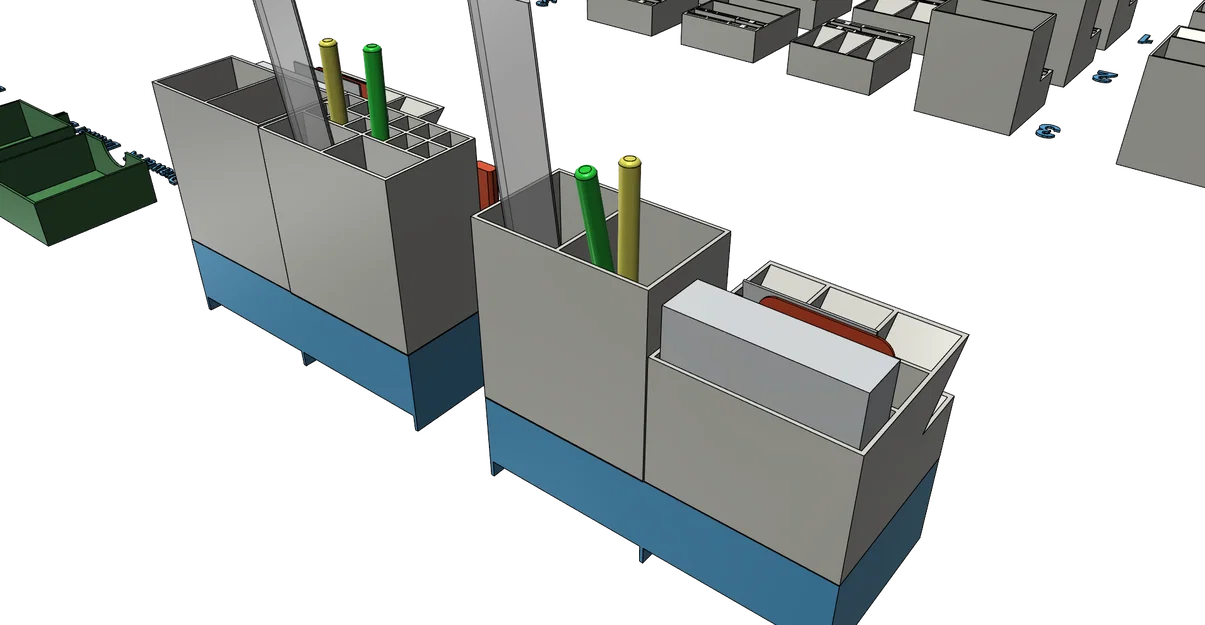 Bộ khay đựng đồ dùng văn phòng, ống cắm bút để bàn, in 3D dễ dàng không cần support - Image 13