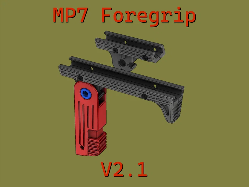Tay cầm (Foregrip) và Adapter cho MP7 - Image 1
