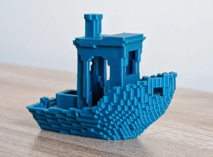 Mô hình Blocky Benchy 3D - Mẫu in kiểm tra máy in 3D chuẩn xác - Image 1