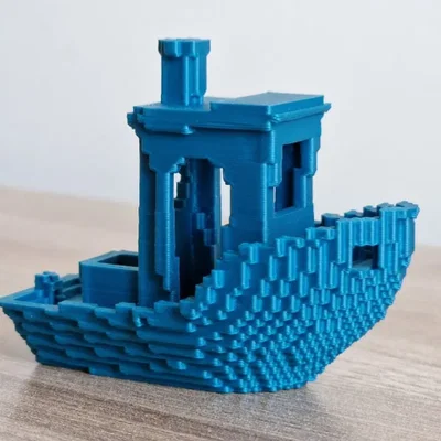 Mô hình Blocky Benchy 3D - Mẫu in kiểm tra máy in 3D chuẩn xác