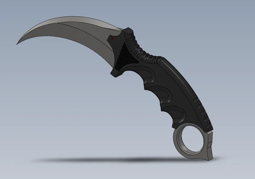 Mô hình dao Karambit CS2 cực chất cho fan in 3D - Image 1