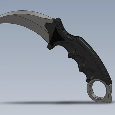 Mô hình dao Karambit CS2 cực chất cho fan in 3D