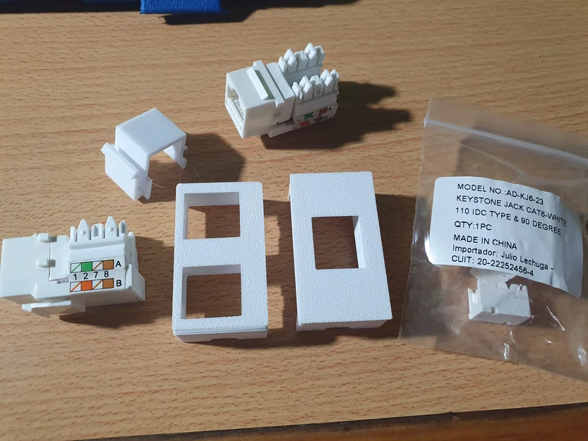 Module Keystone RJ45 Cat.6 in 3D cho mặt ổ cắm Soma - Image 3