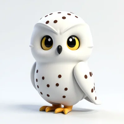 Hedwig - Móc khóa hình chú cú Harry Potter