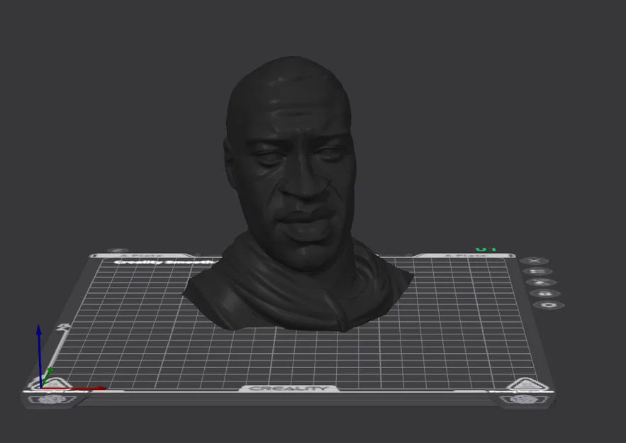 Mô hình tượng bán thân George Floyd (File in 3D chất lượng cao) - Image 1